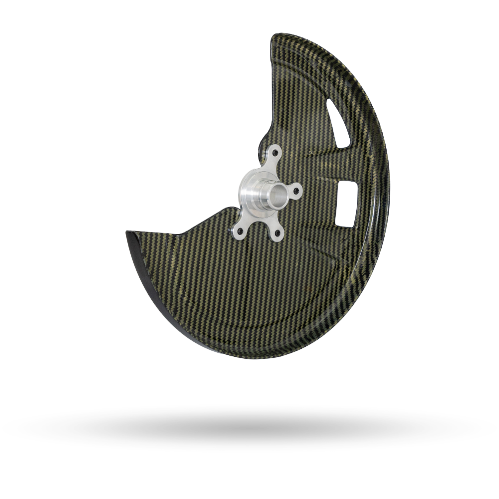 Sherco Carbon Front Disk Guard KYB/EXPLOR - 2019 Onwards - Sherco Racing Parts